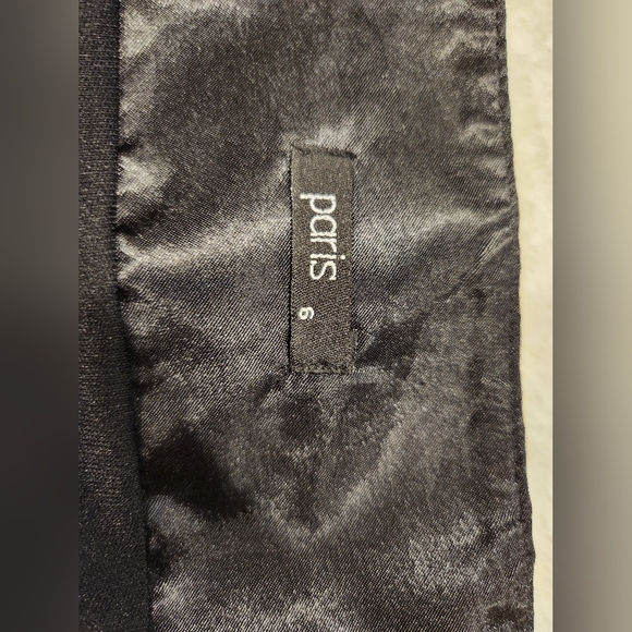 COPY - Black Chiffon Skirt with Rhinestone Detail at Waist - Picture 10 of 12